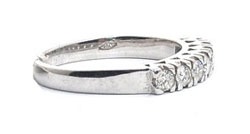 Half eternity ring – бяло злато проба 750 и ръчно монтирани диаманти