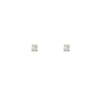 White gold earrings with diamonds 0.32 ct