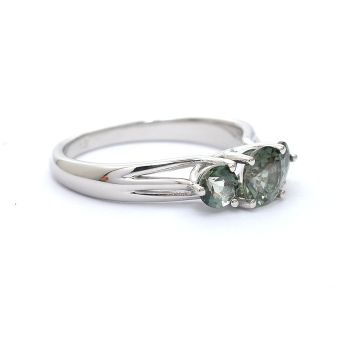 White gold ring with tourmaline 1.19 ct