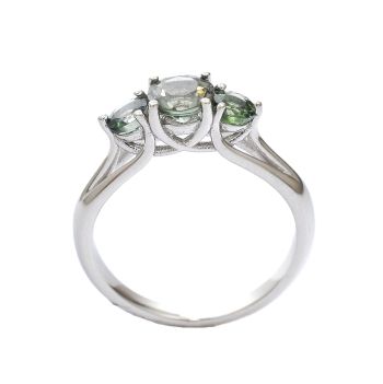 White gold ring with tourmaline 1.19 ct